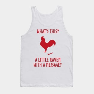 What's This? A Little Raven with a Message Norsemen Netflix Tank Top